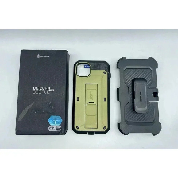 Heavy Duty Case For iPhone 14 Plus 6.7" Kickstand Holster Screen Protector UBPro - Picture 1 of 10